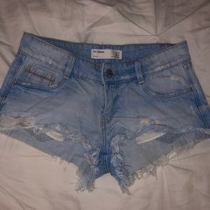 Zara denim shorts